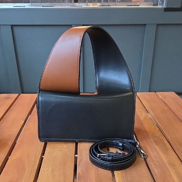 Unique Black and Brown Bag - Picture 7 of 7